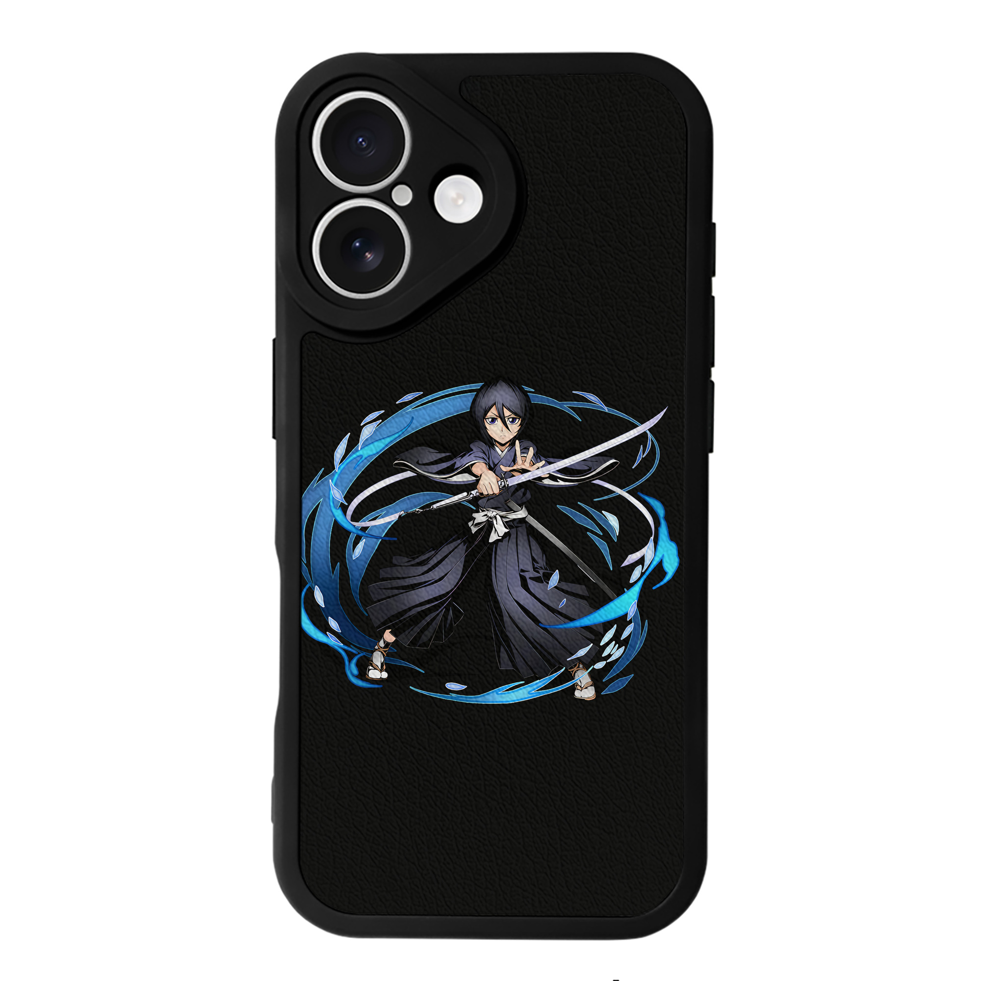 （画像用） ブリーチ 朽木ルキア BLEACH Kuchiki Rukia 【iPhone 16シリーズ対応】シリコンスマホケース（レザー調） 材質：シリコン